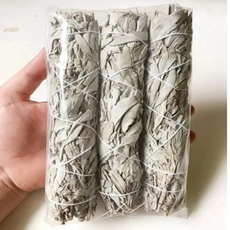 Natural White Sage Incense Sticks, Burning Aromatherapy, Decompression, Deep Sleep, Purifying, Healing, Meditation, High Quality