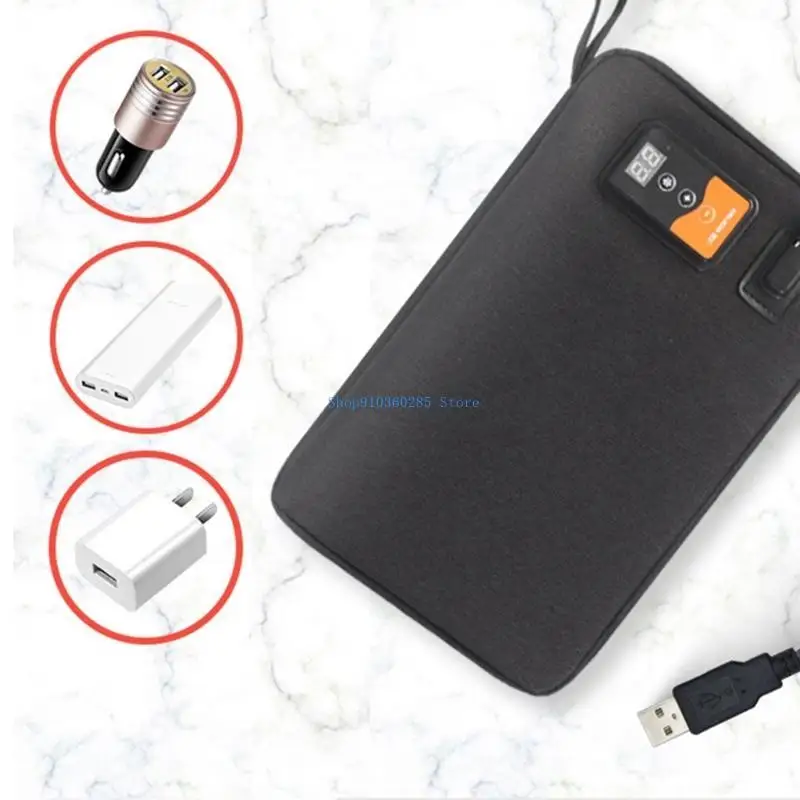 K9FF Tragbare für Display USB Wischen Wamer Heizung Nass Handtuch Spender Heizung für