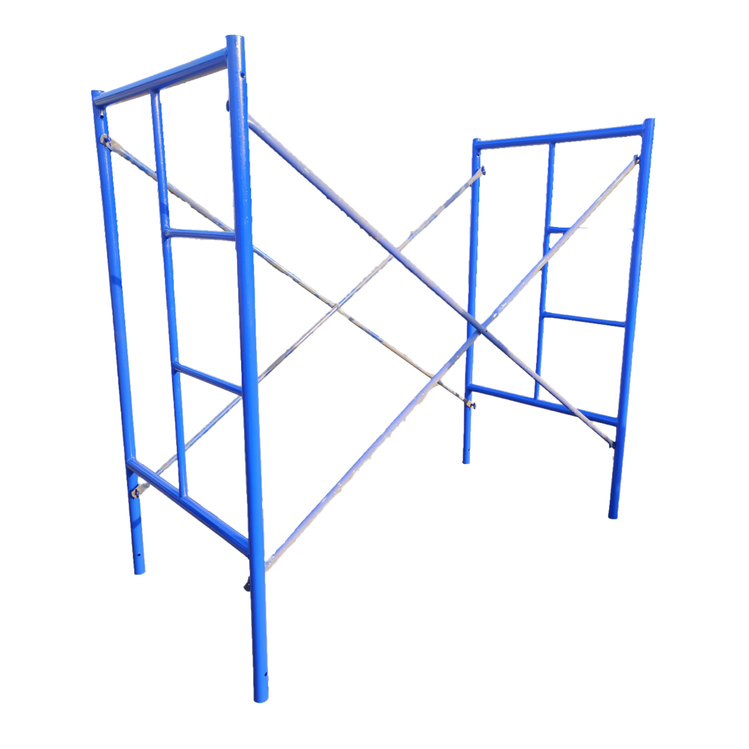 Modern Industrial H Frame Steel Ladder Scaffolding with Powder Coating for Concrete Construction for Hotels