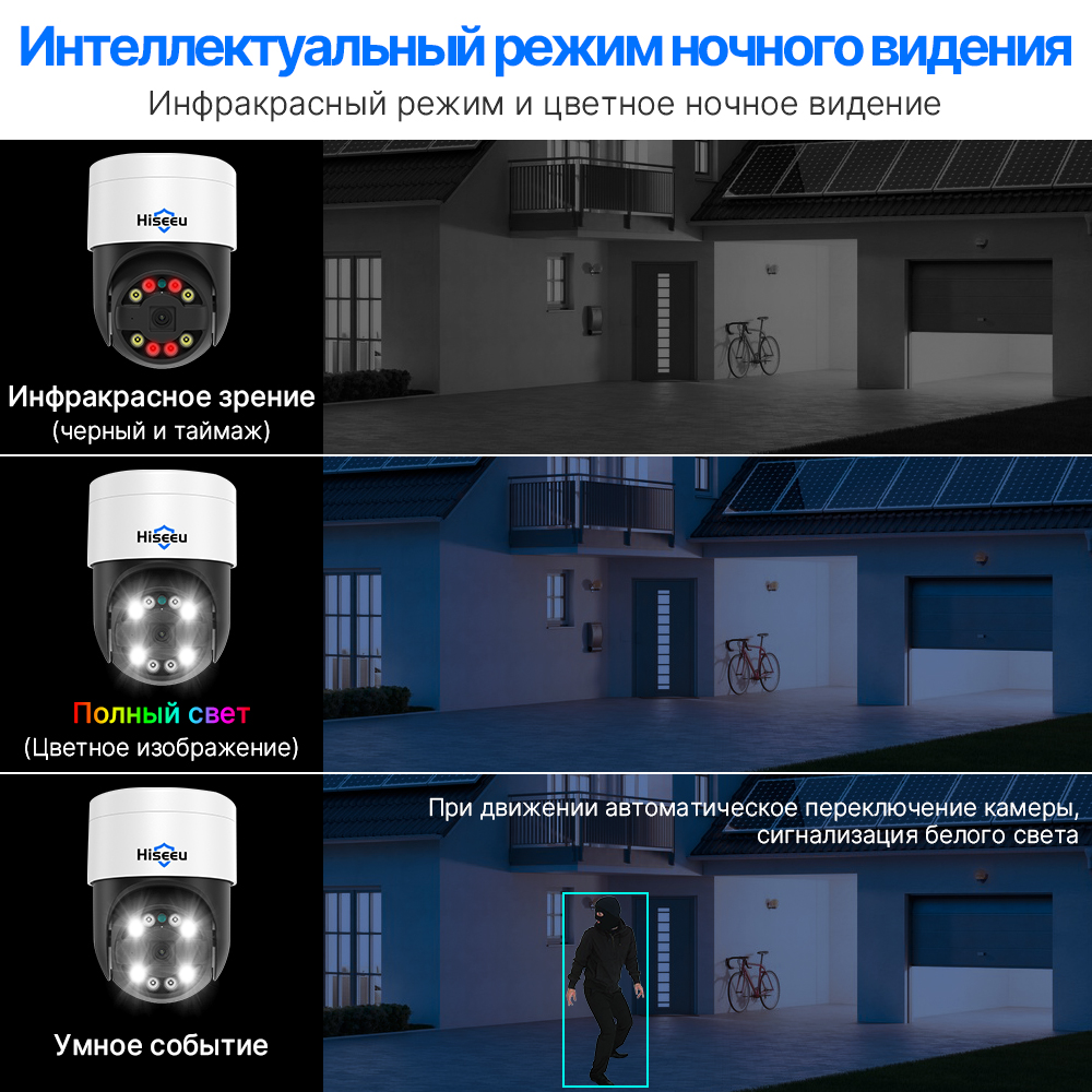 Hiseeu POE PTZ 5MP/8MP 4K