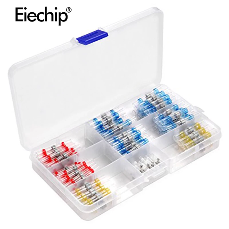 Schrumpfschlauch, Anschlüsse, isoliert, wasserdicht, Löthülse, Rohr, elektrischer Draht, Stoßverbinder, Polyolefin-Sortiment