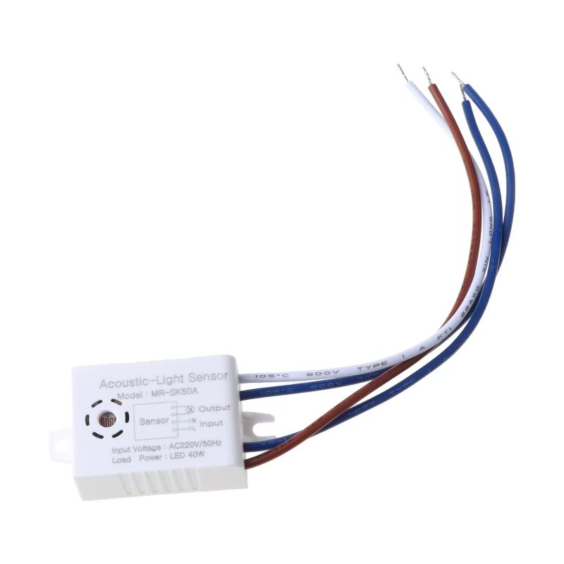 Sound Voice Sensor Smart Switches Module Detector Switch Auto ON/Off Switch Voice Control Switch Stair Corridor Home Improvement