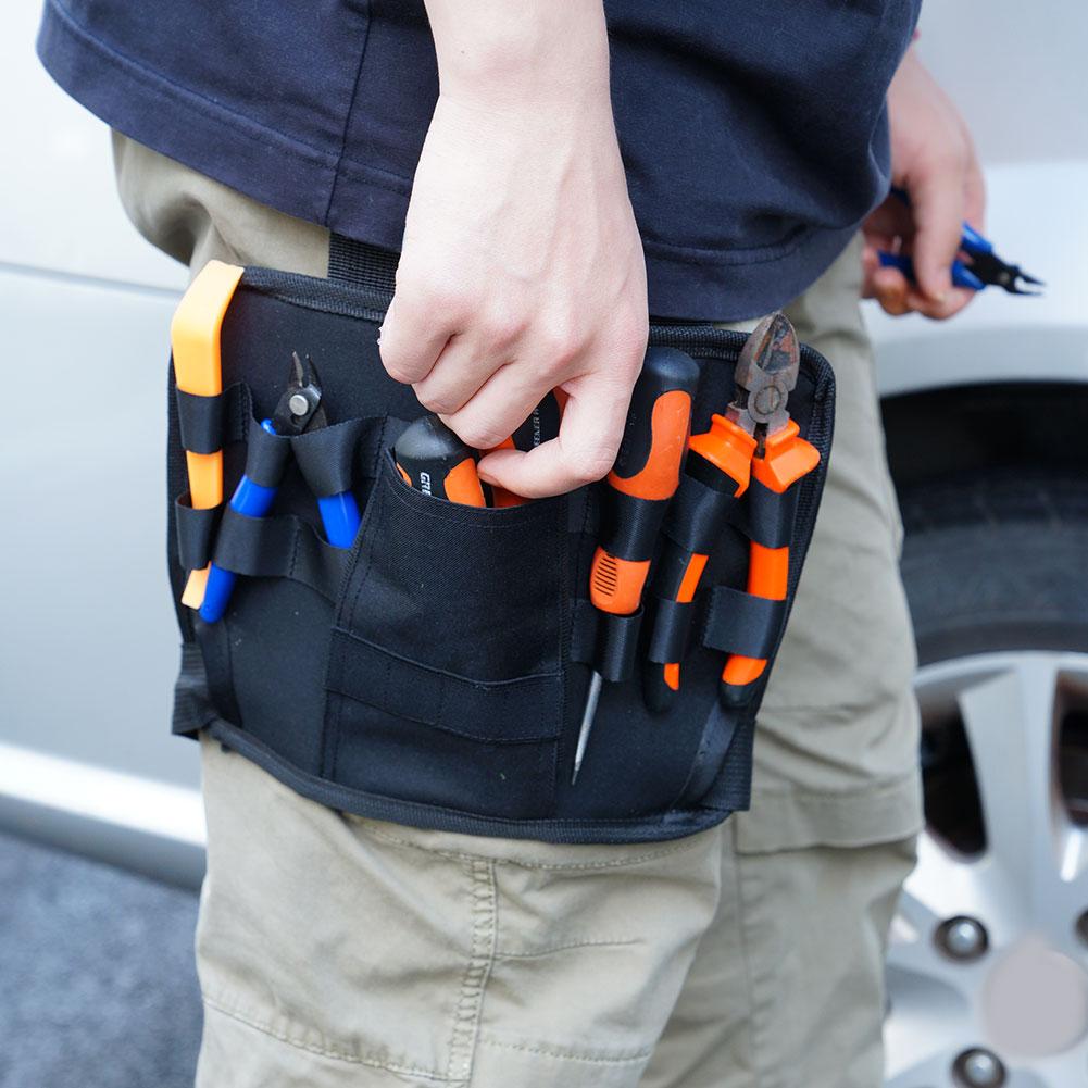 Impermeável broca coldre cintura ferramenta saco, multifuncional cinto elétrico, bolsa saco para chave, martelo, chave de fenda