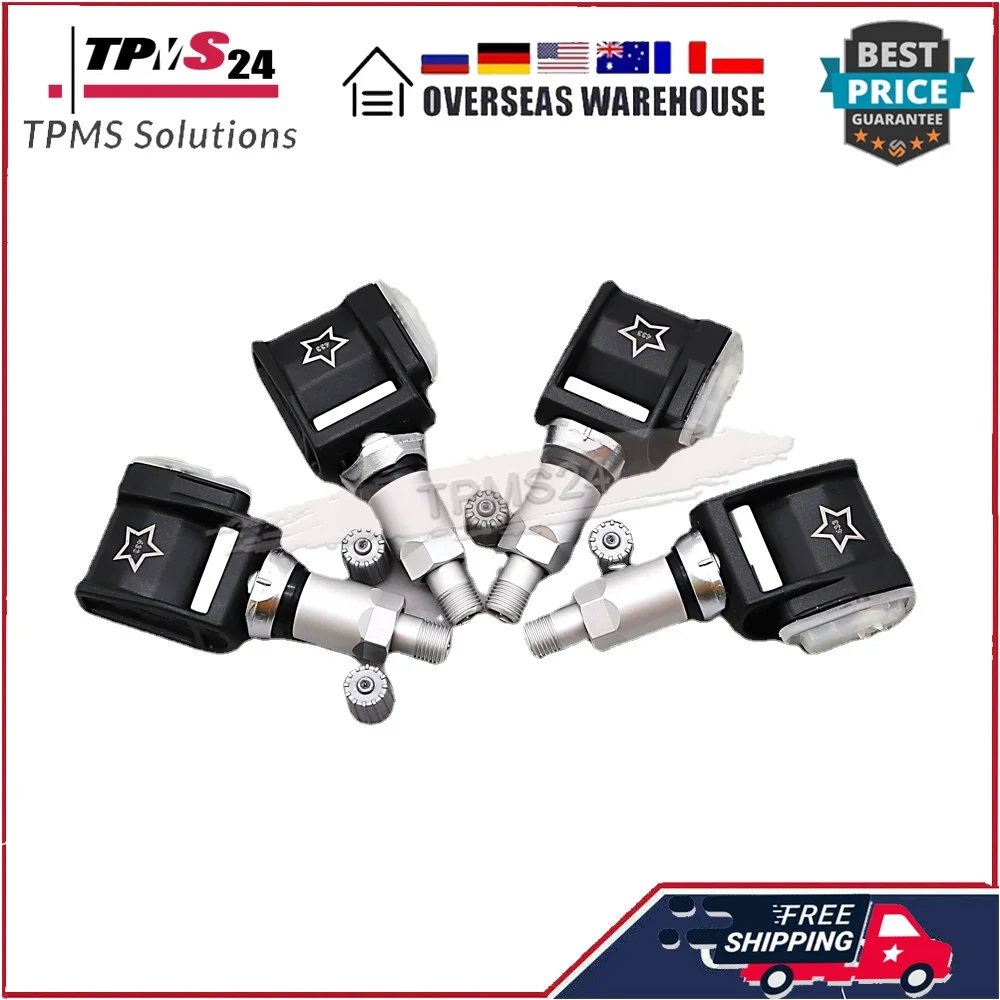 4X BMW 5 シリーズ G30 7 シリーズ G11 BMW X3 X4 X6 X7 メルセデスベンツ A E GLE クラス 433MHz TPMS センサー 36106887140   A 0009052102