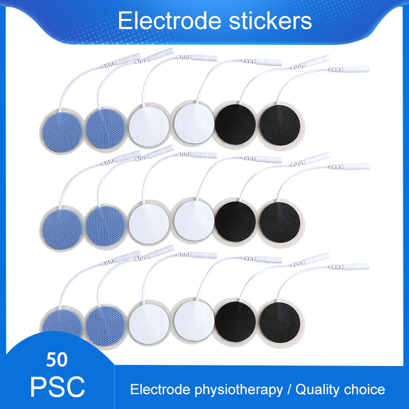 32 mm Vliesstoff, selbstklebend, Ersatz-Massage-Patch, Tens EMS-Elektroden, Pads für Muskel-Elektrostimulator, Körpermassagegerät
