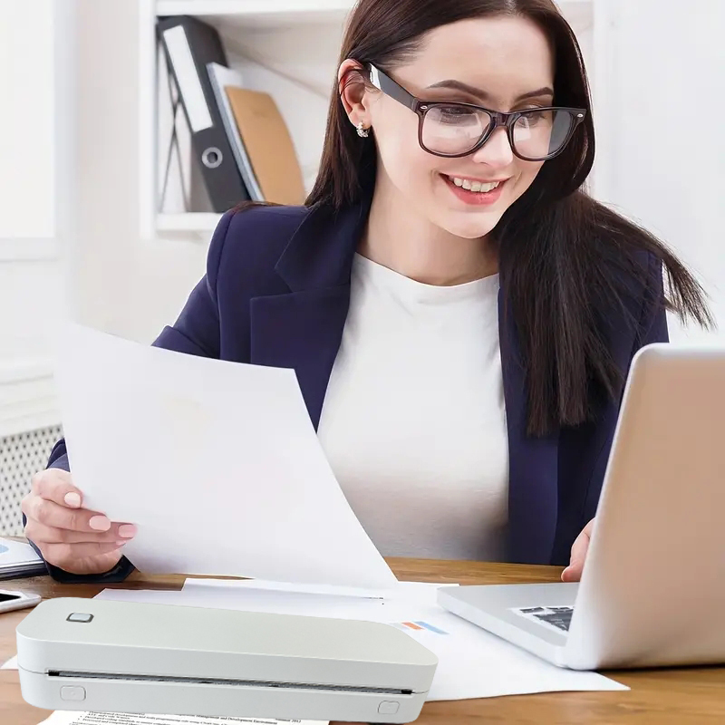 Термальный бесчернильный принтер Bluetooth A4 Maker, беспроводной мобильный дорожный принтер, тату-бумага, совместимая с iPhone, Android Mac Window