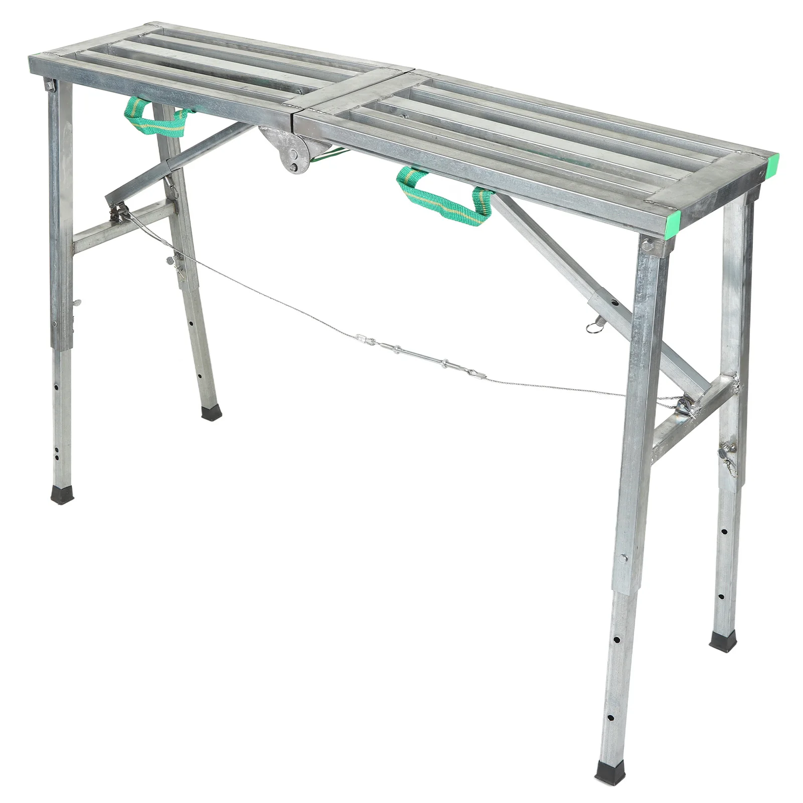 60–90 cm verstellbare, zusammenklappbare Arbeitsplattform, verzinkte Aluminiumlegierung, verdickter Gerüst, Dekoration, Trockenwand-Trittleiterbank
