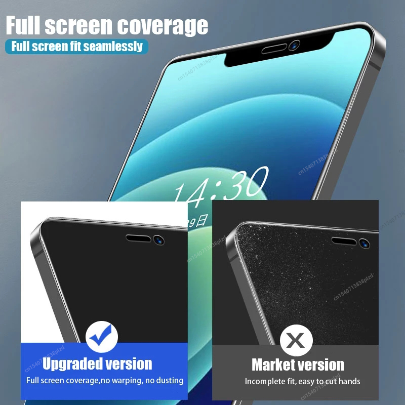 8 Uds cubierta completa para iPhone 16 15 14 Pro Max Protector de pantalla iPhone 13 12 Mini 11 iphone16 Plus 6 8 X R S XS XR SE i16 película de Tpu