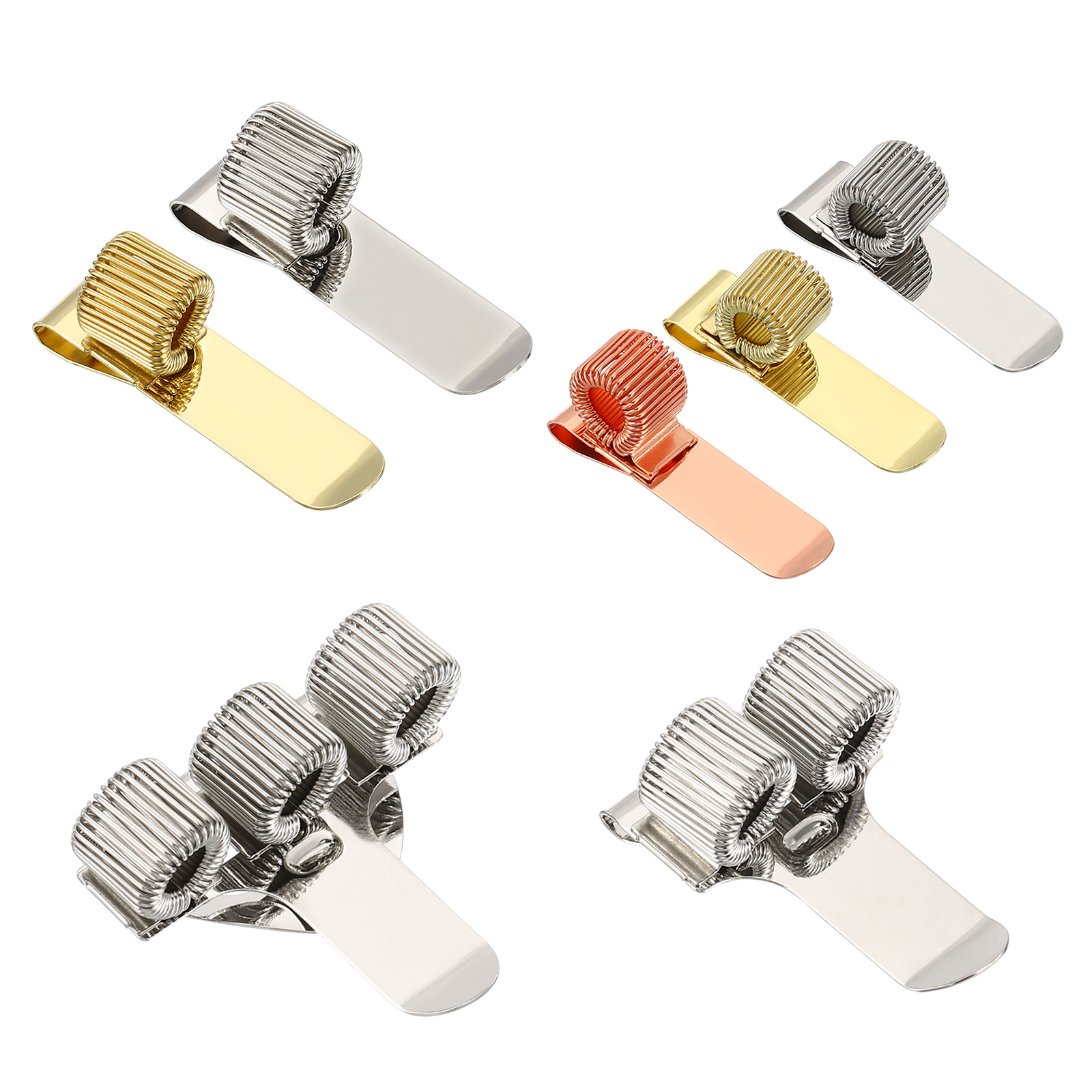 2/3/4 шт. металлический пружинный держатель для ручек с одним/двойным/тройным отверстием с карманным зажимом, униформа для врачей, держатели для ручек для медсестер, офисные принадлежности