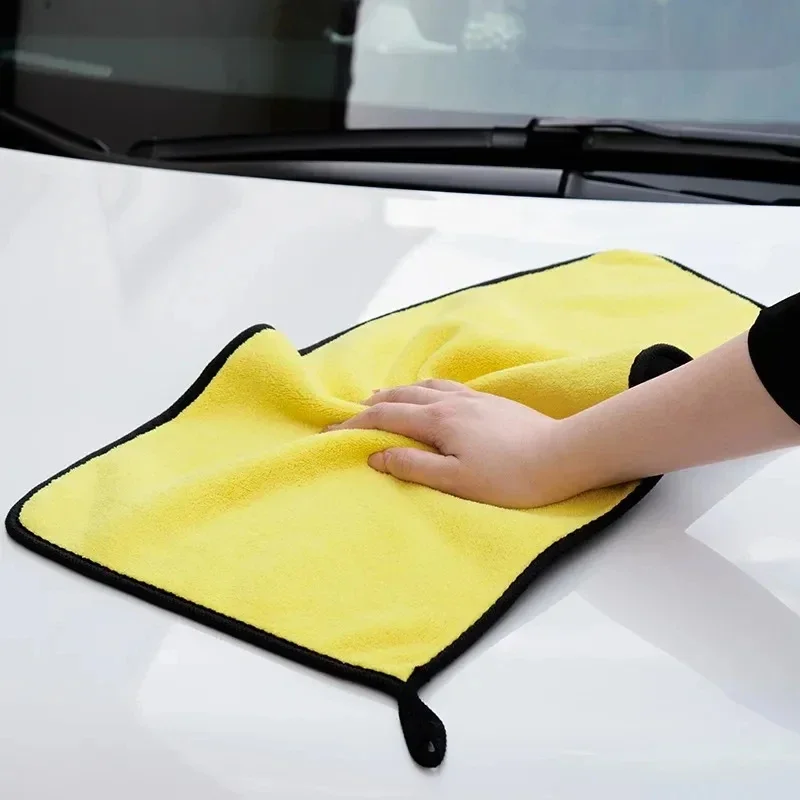 Toalha de lavagem de carro de microfibra 3 pçs super absorvente pano de limpeza de carro premium secagem única microfibra toalha automática absorção de água