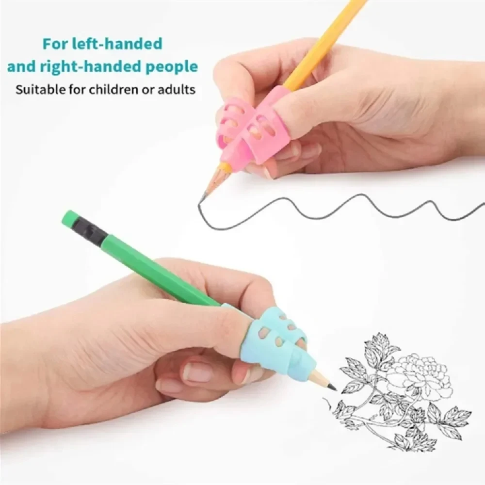 4/6-Piece Silicone Pen Holder For Children, Perfect For Correcting Handwriting Posture And Handwriting Training.