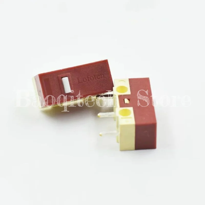 1 2 5 10 20 PCS New Original Silent Micro Switch 20 Millions Click Lifespan For HUANO Computer Mouse Mute Button 3Pins 0.05A