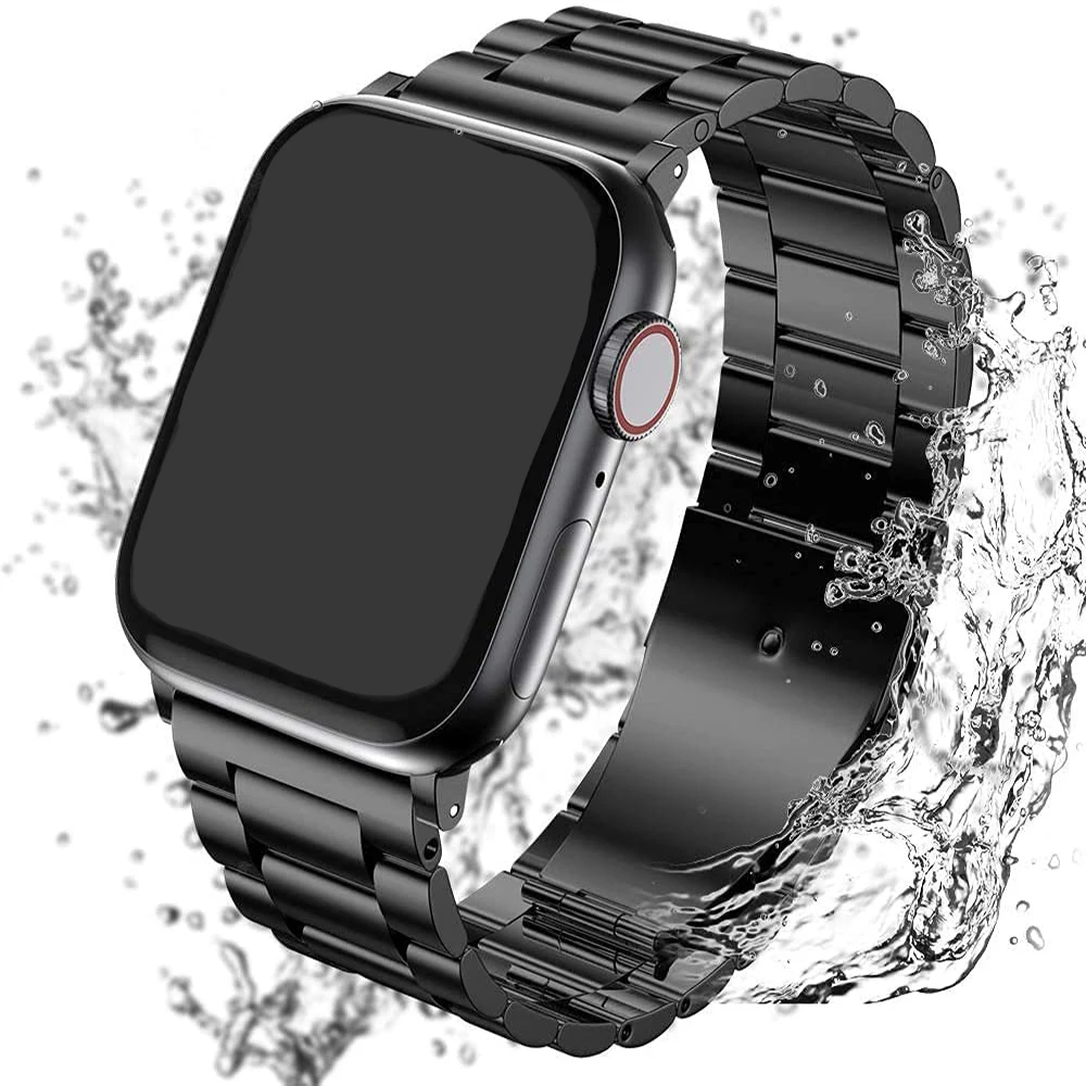 Stainless steel Bracelet for Apple Watch Strap 49mm 45mm 41mm 44mm 40mm 42mm 46mm Metal Band iWatch 11 10 9 8 7 6 5 SE Ultra 3