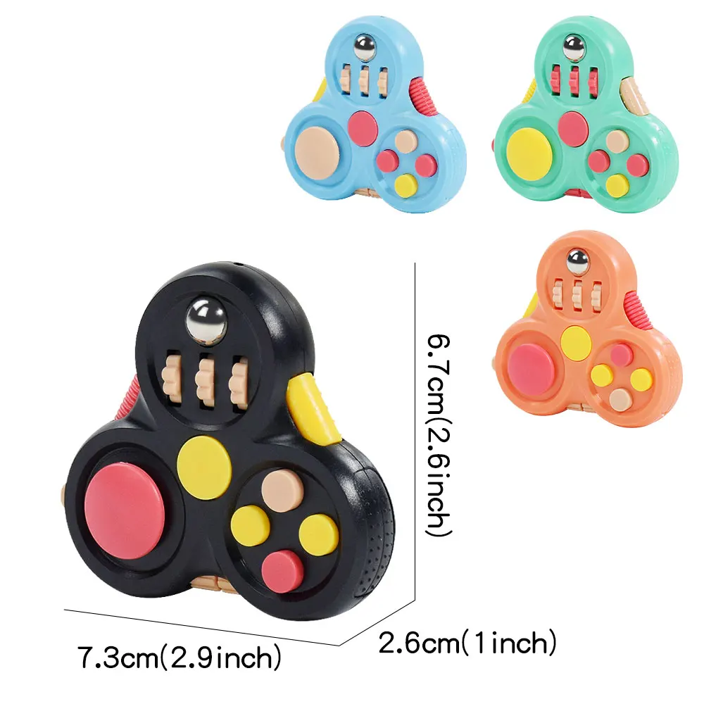 1 PC ปลายนิ้วเกมคอนโทรลเลอร์ SPINNER ของเล่น,รุ่นที่สอง Gyro Game Controller, Creative เครื่องมือบรรเทาความเครียดสําหรับวัยรุ่น