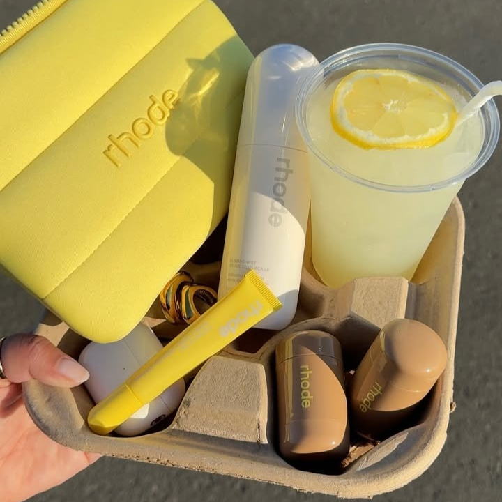 Lemontini bálsamo para la piel, brillo de labios de frijol de gelatina, colorete de bolsillo tostado, lápiz labial hidratante resistente al agua que no se decolora