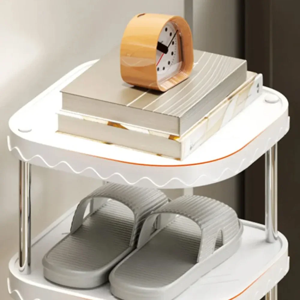 Multi-Layer Shoe Rack Simple Shoes Storage Organizer Stacking Living Room Plastic Shoes Cabinet Bedroom Space-saving Shoe Shelf