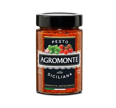 Pesto pomidorowe z ziołami Siciliana 100g - Agromonte