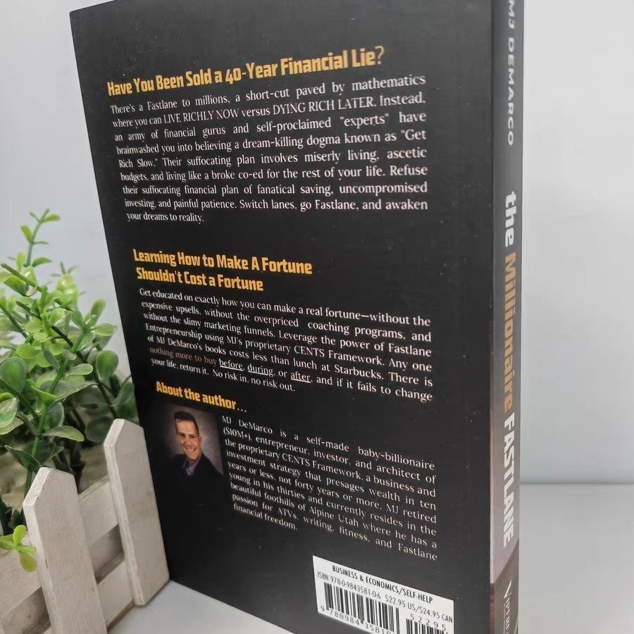 Mj demarcoによる億万長者のFastlaneは、コードをクラックし、豊かで生涯豊かな生活を送っています。英語のペーパーバック