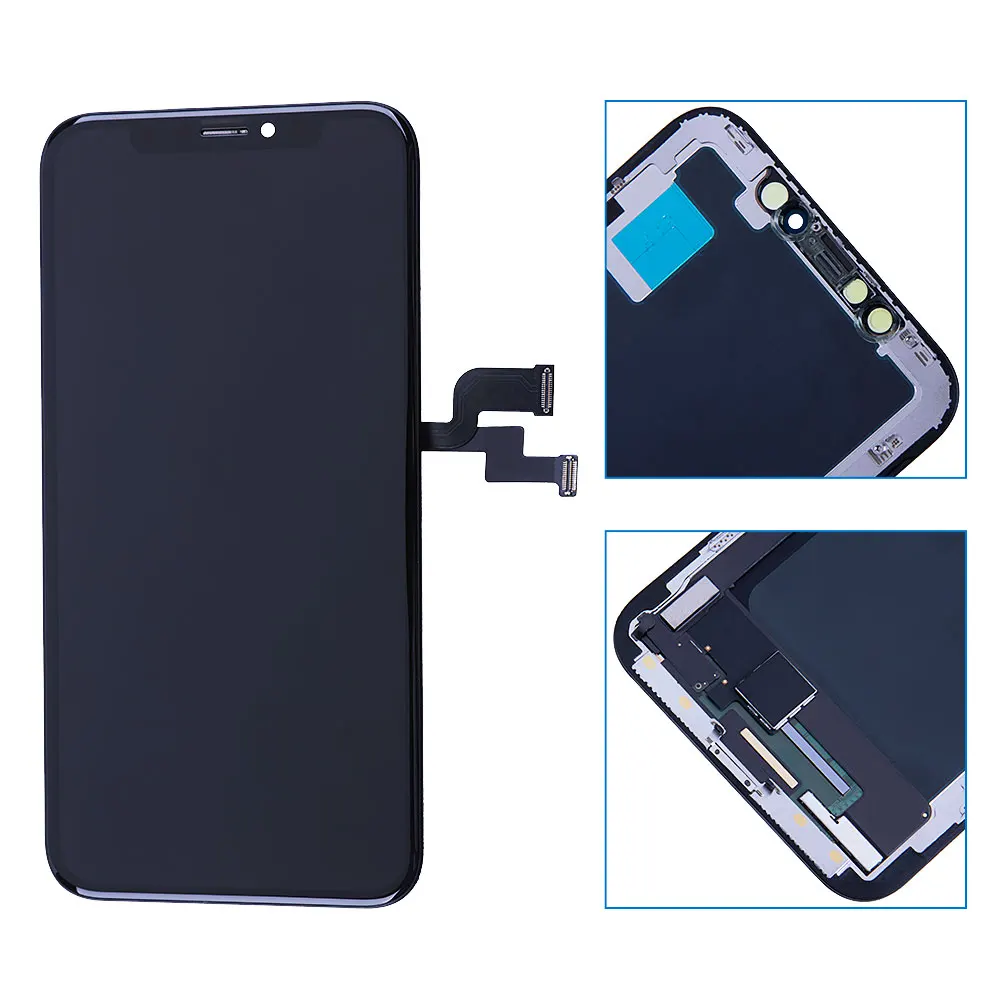 Elekworld Best Choice incell LCD สําหรับ iPhone X จอแสดงผล 3D Touch Digitizer Assembly ไม่มี Dead Pixel เปลี่ยน