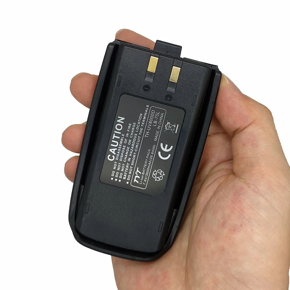 Новый обновленный аккумулятор TYT TH-UV8000D 3800 мАч 7,4 В с поддержкой зарядки литий-ионного аккумулятора типа C для радио TH-UV8000E TC-8000 LB-75L