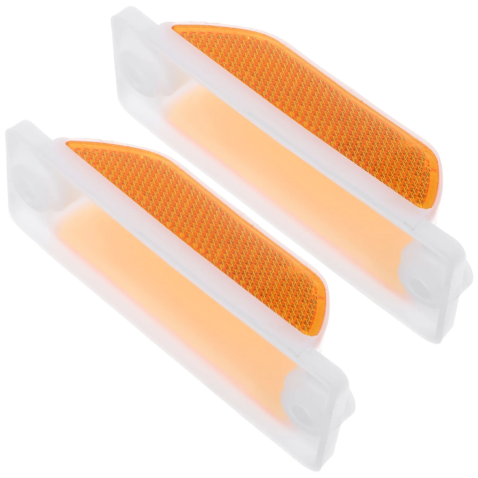 2 Pcs Wire Reflective Delineator Driveway Road Delineators Rectangle Indicator Stickers