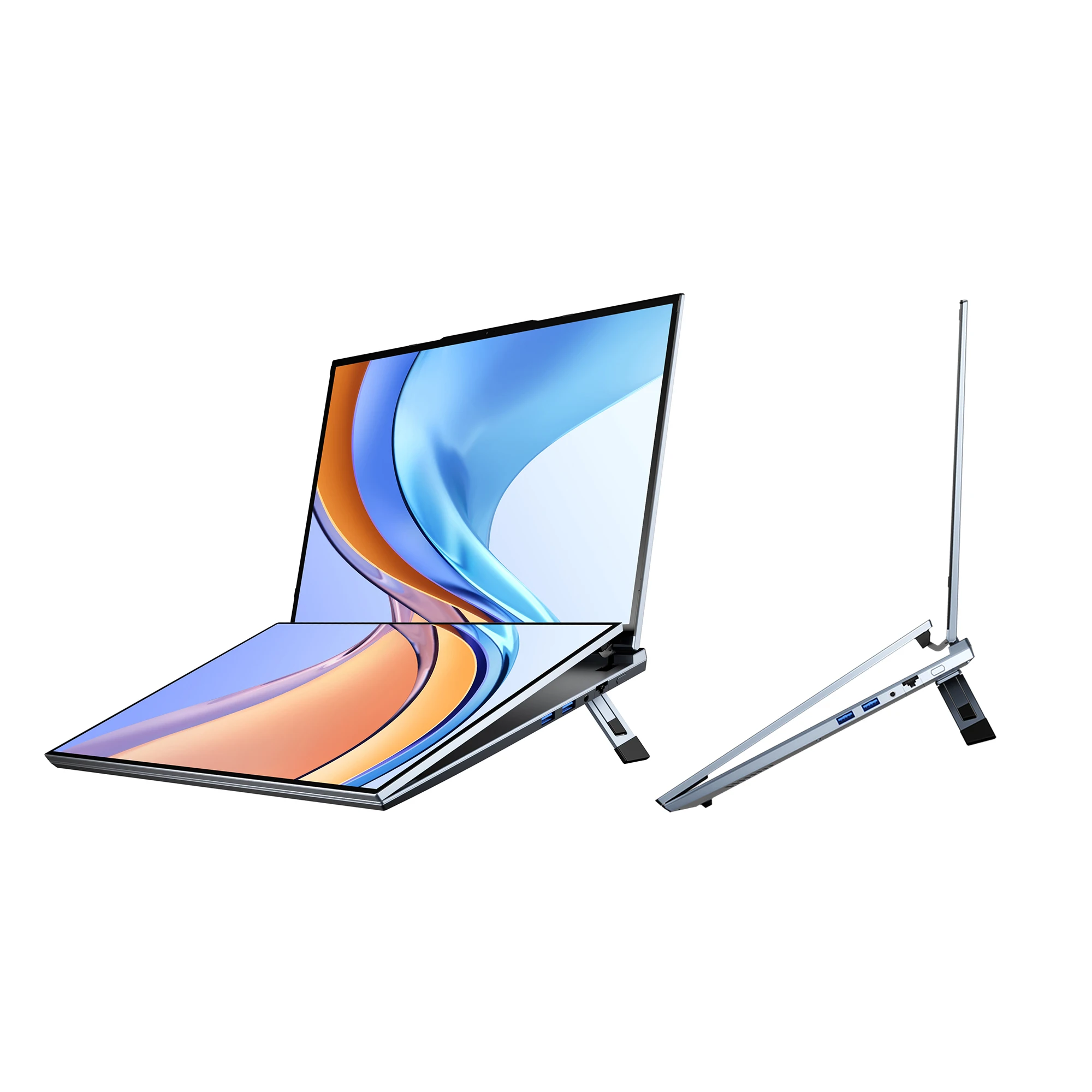 N-one NBook Pro 16 cali + 16 cali Laptop z podwójnym ekranem Intel Core i7-1260P 32 GB DDR4 1 TB SSD 1920x1200 Komputer przenośny WiFi5 BT5.0