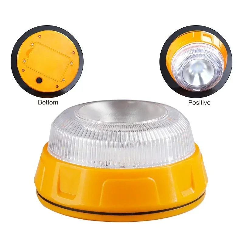 Car Emergency Beacon V16 SOS Light Roadside Safety Help Flashing Lamp Traffic Safety Warning Magnetic Breakdown Work Lamp Sign
