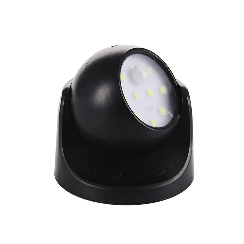 Foco LED con batería, luz con Sensor de movimiento PIR, lámpara de pared infrarroja inalámbrica, Detector para interiores y exteriores, luz de seguridad
