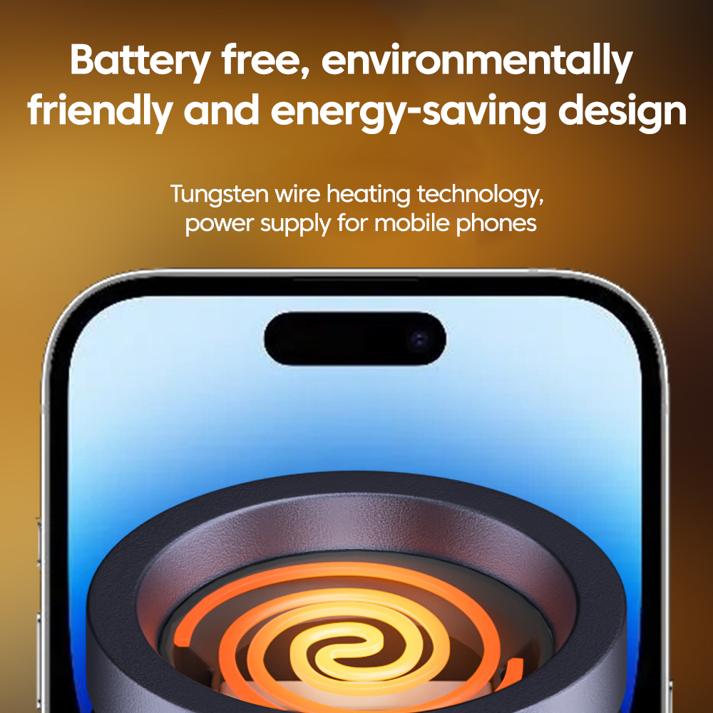 Typ C Mini-Zigarettenanzünder, winddichter Zigarettenanzünder, zum Blasen von Zigarettenanzünder-Adaptern für den Außenbereich, USB-C-Zigarettenanzünder