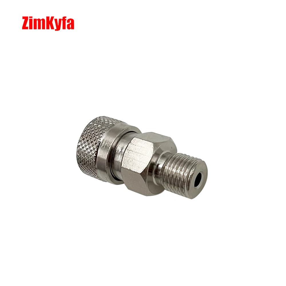 8mm Female Socket Copper Plating Quick Release Disconnect Coupler Fitting M10*1 Thread W/ PU O-ring 1 piece