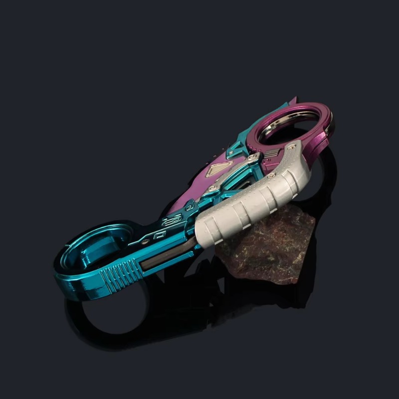 APEX Game Peripheral 18cm Weapon Fluorescent Claw Folding Knife Model Alloy Family Heirloom Collection Decora Ornament Toys Gift