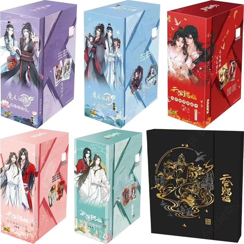 KAYOU 本物の Mo Dao Zu Shi Drunk Dreams 署名カード Wei Wuxian Lan Wangji フルセットのコレクションカード子供用クリスマスギフト