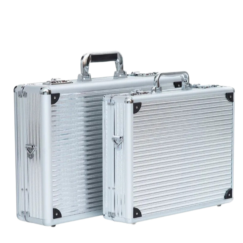 Portable Locking Security Briefcase for Business Travel, Office Documents & Tool Storage - Durable Carry-on Luggage Case