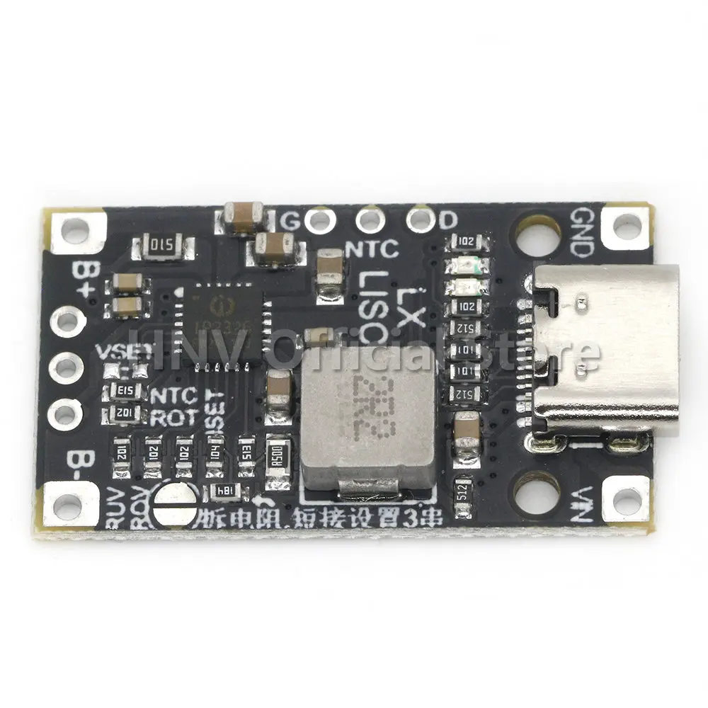 2S 3S Type-C USB BMS 15 Вт 8,4 В 12,6 В 1,5 А Модуль повышения зарядки литиевой батареи со сбалансированной поддержкой Быстрая зарядка с индикатором