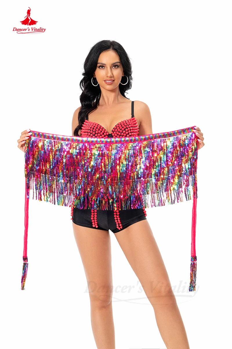Cinto de roupas para prática de dança do ventre, acessórios para dança do ventre, cachecol de quadril, dj, boate, dança, corrente de cintura