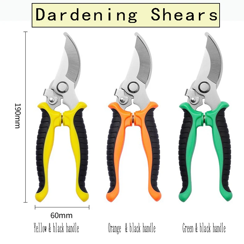 Stainless Steel 2.5 Orchard Gardening Garden Potted Flower Pruning Scissors
