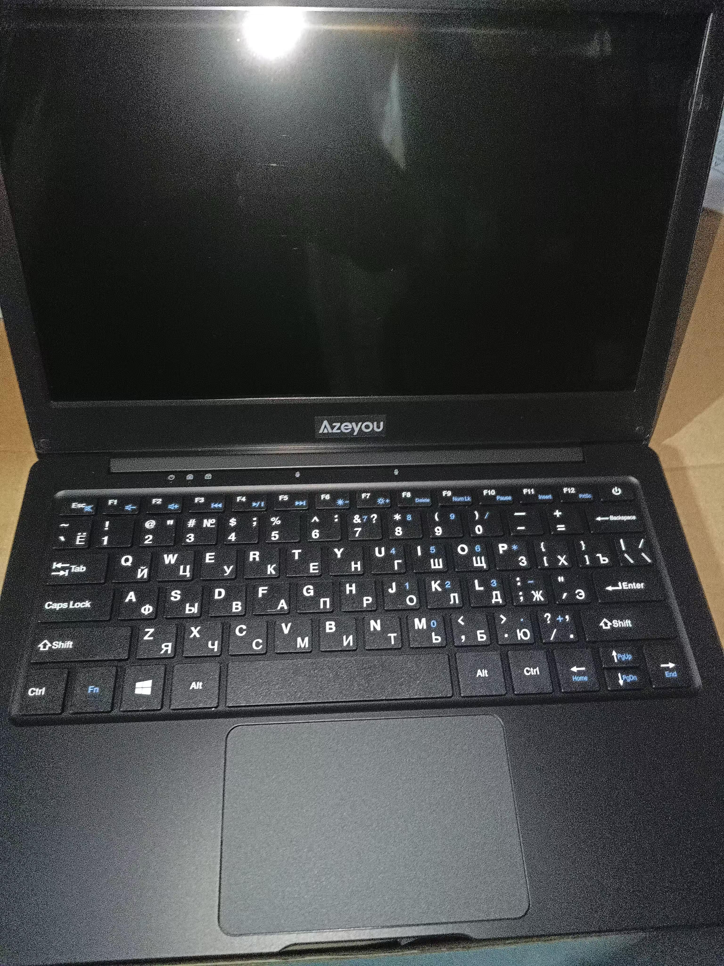 Azeyou 11.6" Full HD Laptop, N4000 (Up to 2.8GHz) Notebook 4GB RAM,4000mAh, Russian - English Keyboard Language OS 11 Pro System