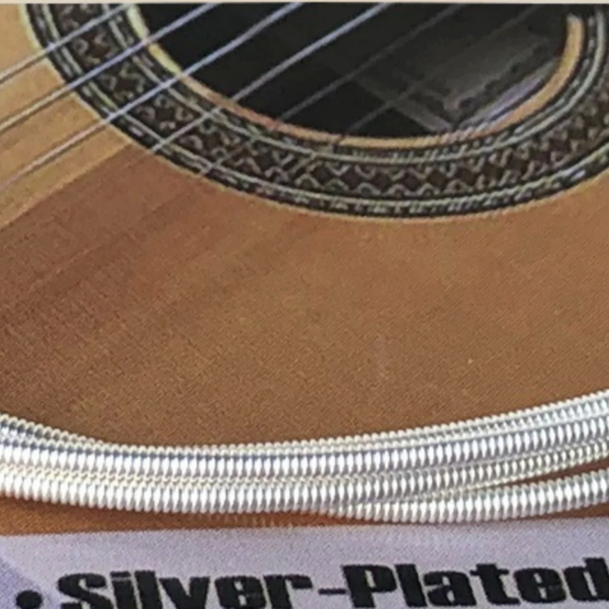 Corde per chitarra classica da 6 pezzi - Bassi con anima in nylon - Lega di rame placcata in argento avvolta - Tensione normale/Accessori per parti di chitarra
