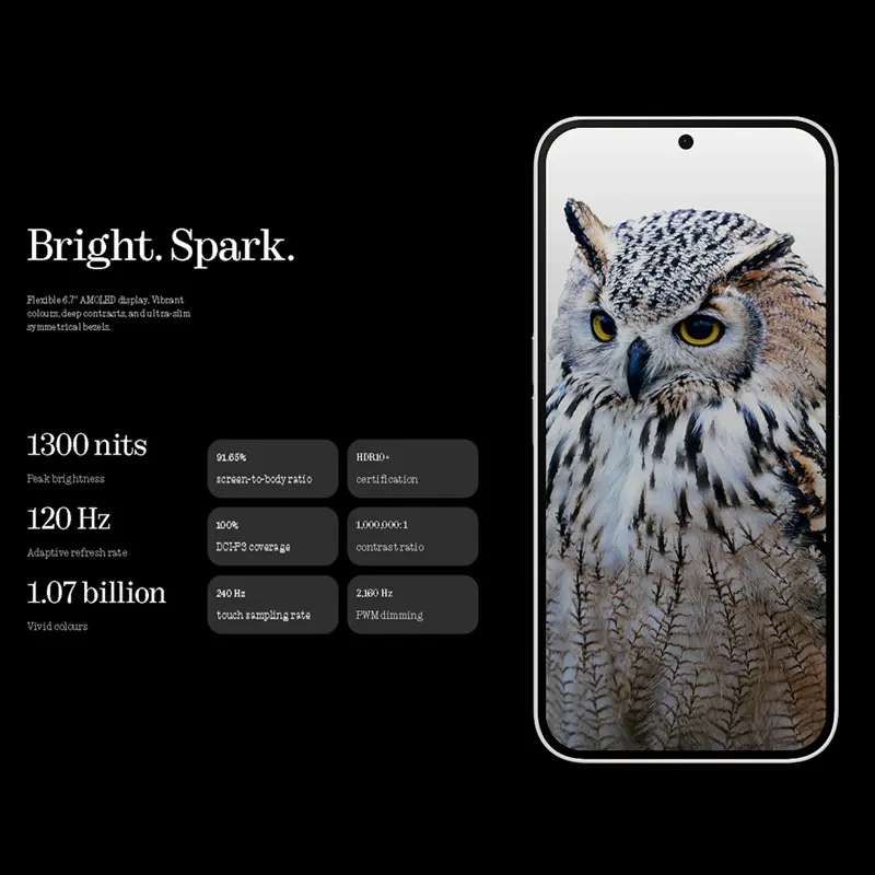 Versión global Niente teléfono (2a) MTK Dimensity 7200 Pro Cámara principal de 50 MP Pantalla AMOLED de 6,7” 120 Hz Carga de 45 W Batería de 5000 mAh