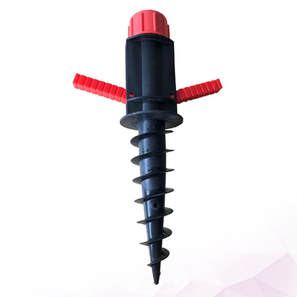 Sombrilla de playa para exteriores, barreno de arena, carpa, poste de pesca, ancla, tornillo de arena, 32mm