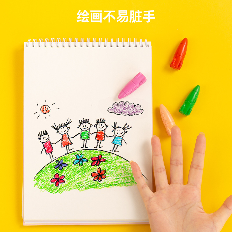 12 Màu Bộ Tàu Không Gian Tên Lửa Hình Không Độc Hại Sáp Crayon Graffiti Bút Trẻ Em Sinh Viên Tranh Nghệ Thuật Vẽ Tiếp Liệu văn Phòng Phẩm