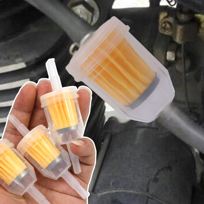 ユニバーサルガソリン燃料フィルター,6mm-8mm, 1-20個,小型エンジン,芝刈り機,オートバイアクセサリー