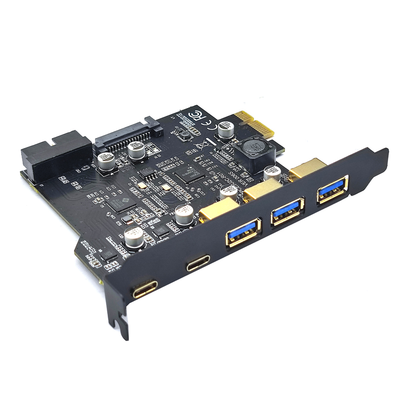 Typ C USB 3.2 Gen1 PCIE Card Hub USB 3.0 PCI Express Board PCI-E PCI E USB 3 Adapter Multiplikator USB3 3.1 Controller Riser Karten