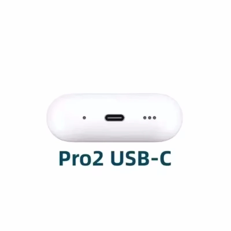 2025 NEW IOS18 ANC Pro 2 Wireless Bluetooth Earbuds Active Noise Cancellation Gaming Handfree Headset Earphone USB-C Type Cable
