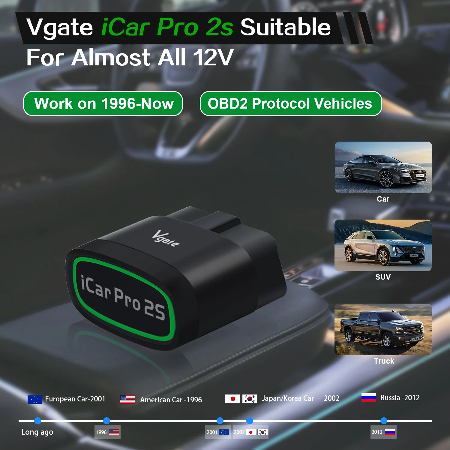 Nieuwe Vgate iCar Pro 2S ELM 327 Bluetooth 5.3 pour Android/IOS/PC OBD2 outil de Diagnostic de voiture orme 327 mis niveau OBD