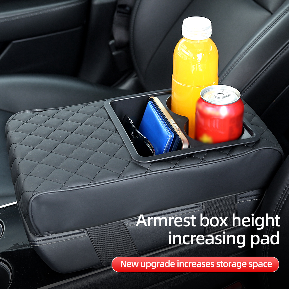 Auto Center Konsole Armlehne Kissen Armlehne Abdeckung Memory Foam Auto Armlehne Kissen Tasse Halter Auto Innen Zubehör Universal