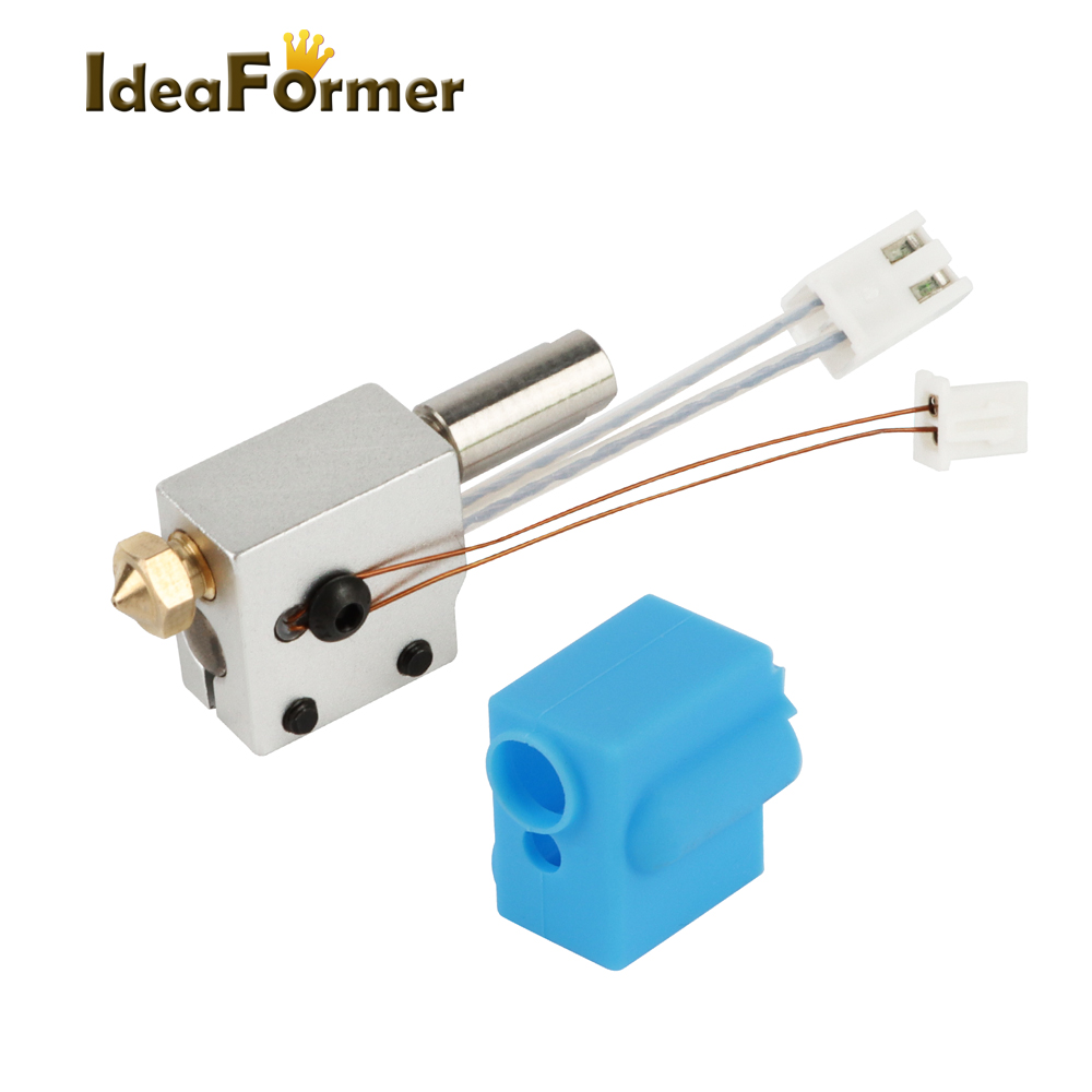 Für Artillery Sidewinder X1/X2 Genius Hotend Silikon Socke Heizrohr Thermistor Wärme Block Vulkan Düse Kit Throat Extruder