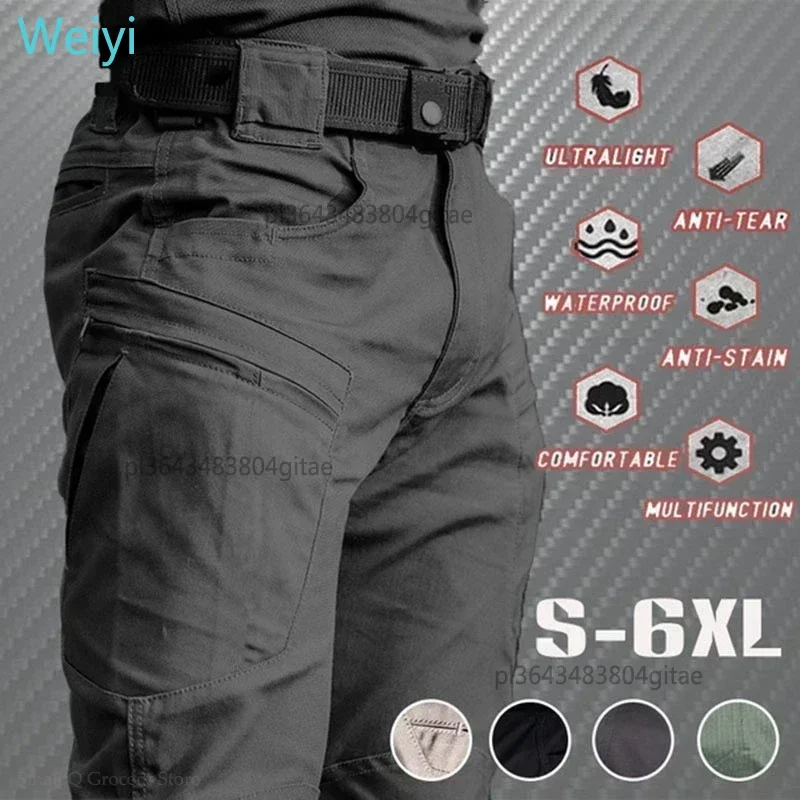 Im freien Wasserdichte Taktische Cargo Hosen Männer Atmungsaktive Sommer Casual Armee Militär Lange Hosen Männliche Schnelle Trockene Cargo Hosen