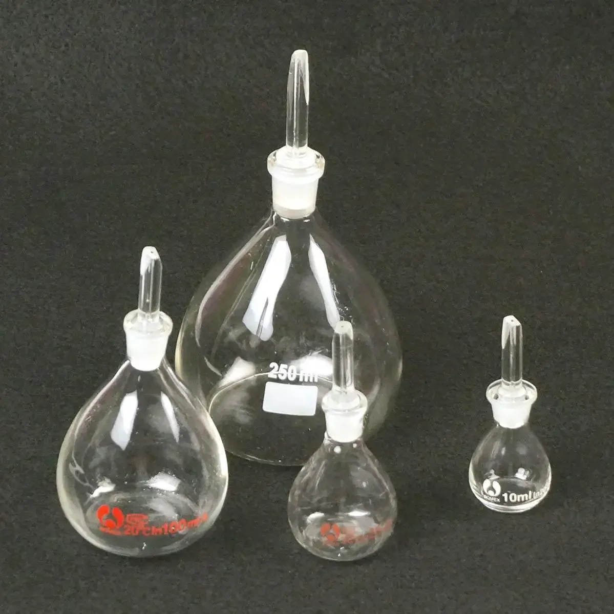 25 Ml Kính Trọng Lượng Riêng Bình Pycnometer Lớp Khoa Học Labware Y Tế