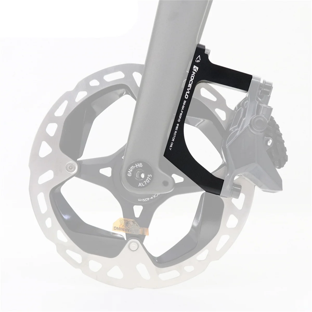 Adaptador de pinza de montaje plano A71P para freno de disco de carretera con rotor de 160 mm FM a PM 160 delantero